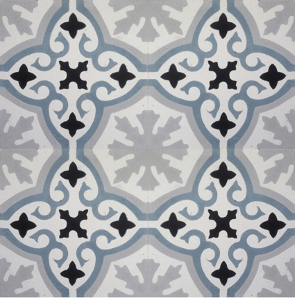 Havana Blue and Grey Cement Tile 20cm*20cm*1.5cm